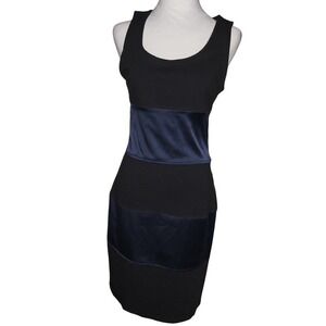 Diane von Furstenberg Dress Exclusive Norman Marcus Sheath Bodycon Black 6